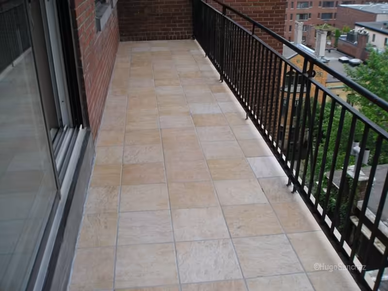 Sydney balcony leak repair on tiled pavers using waterproof sealant